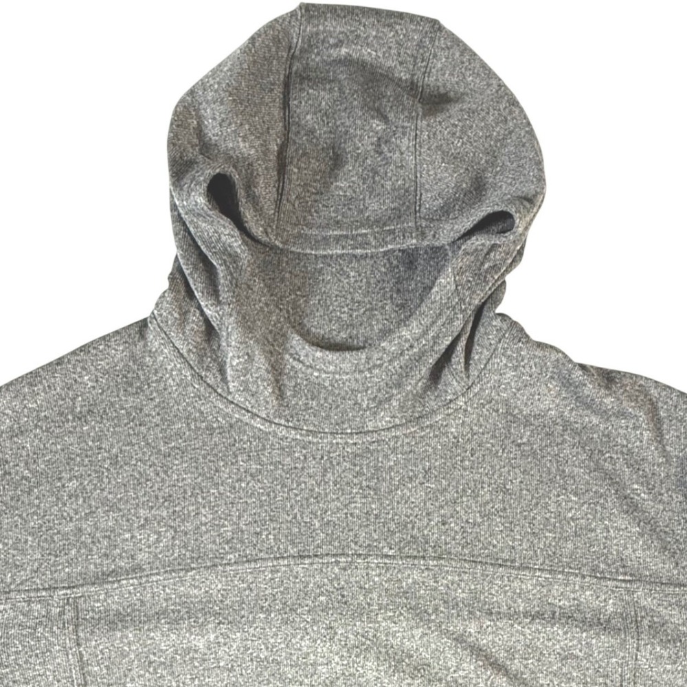 Duluth Trading Co‎ Fleece Lined Hooded Pullover Sweatshirt Mens 3XL Heather Gray